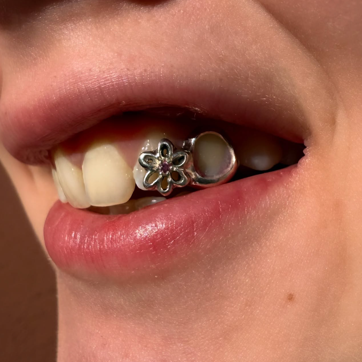 GRILLZ FLEUR + SERTI ROSE + OPEN FACE