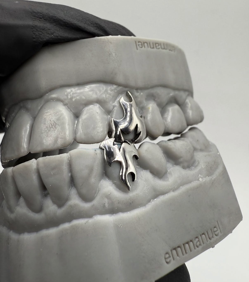 2 GRILLZ FLAMMES 3D