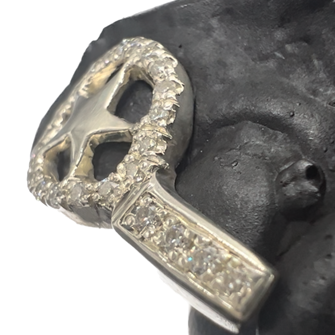 GRILLZ CONTOUR SERTI W/ ÉTOILE W/ BARRE SERTI